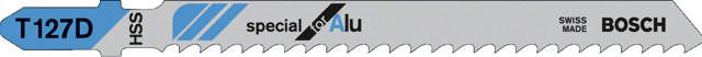 Bosch Stiksavklinge T127D Metal/Kunst/ALU (pk a´5 stk.)
