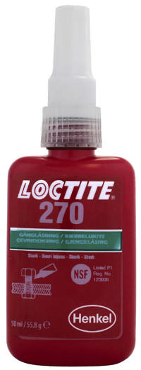 Loctite 270 kraftig Gevindlåsemiddel 50ml