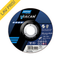Norton Skrubskive 125x6,4x22.23 A30S Vulcan INOX