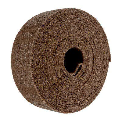 3M Scotch-Brite Cut and Polish Rulle CP-RL, A MED, 100mmx10m, Brun Restsalg