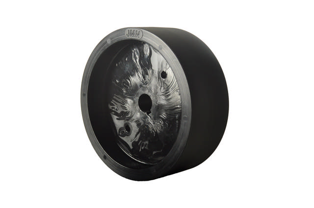 Drivhjul Ø200x75x24mm plast for 75mm båndslibere