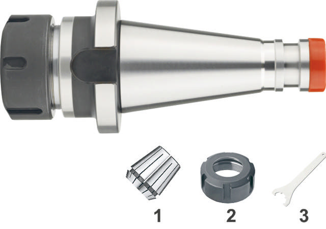 Phantom fræsepatron SK40 DIN2080 ER25 2-16mm