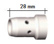 TBI gasfordeler 28mm hvid keramik (MB401 Med flere)