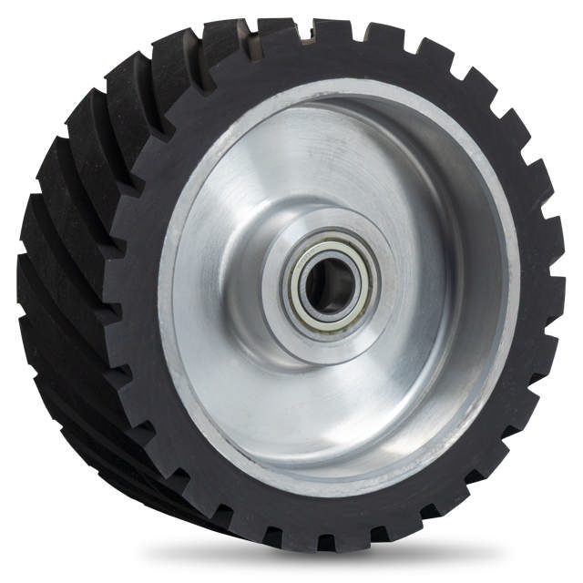 Kontakthjul Ø200x75x20mm med lejer for 75mm båndslibere