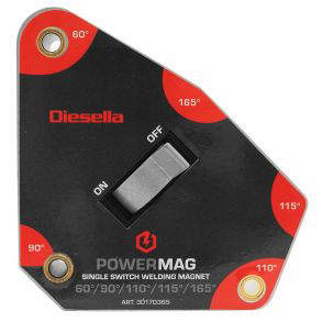 Diesella Svejsemagnet Med ON/OFF funktion 45/90gr. (30kg/295N)