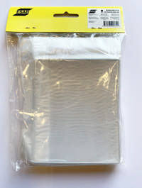 Esab Udvendig Beskyttelsesglas 114x93mm For WarriorTech & Savage svejsehjelm (pk á 10 stk)