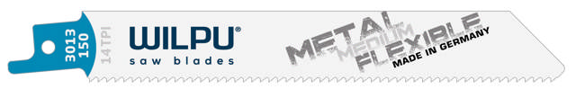 WILPU bajonetsavklinger 3016 150x19x0,9 10/14T Twin Cut (pk á 20 stk)